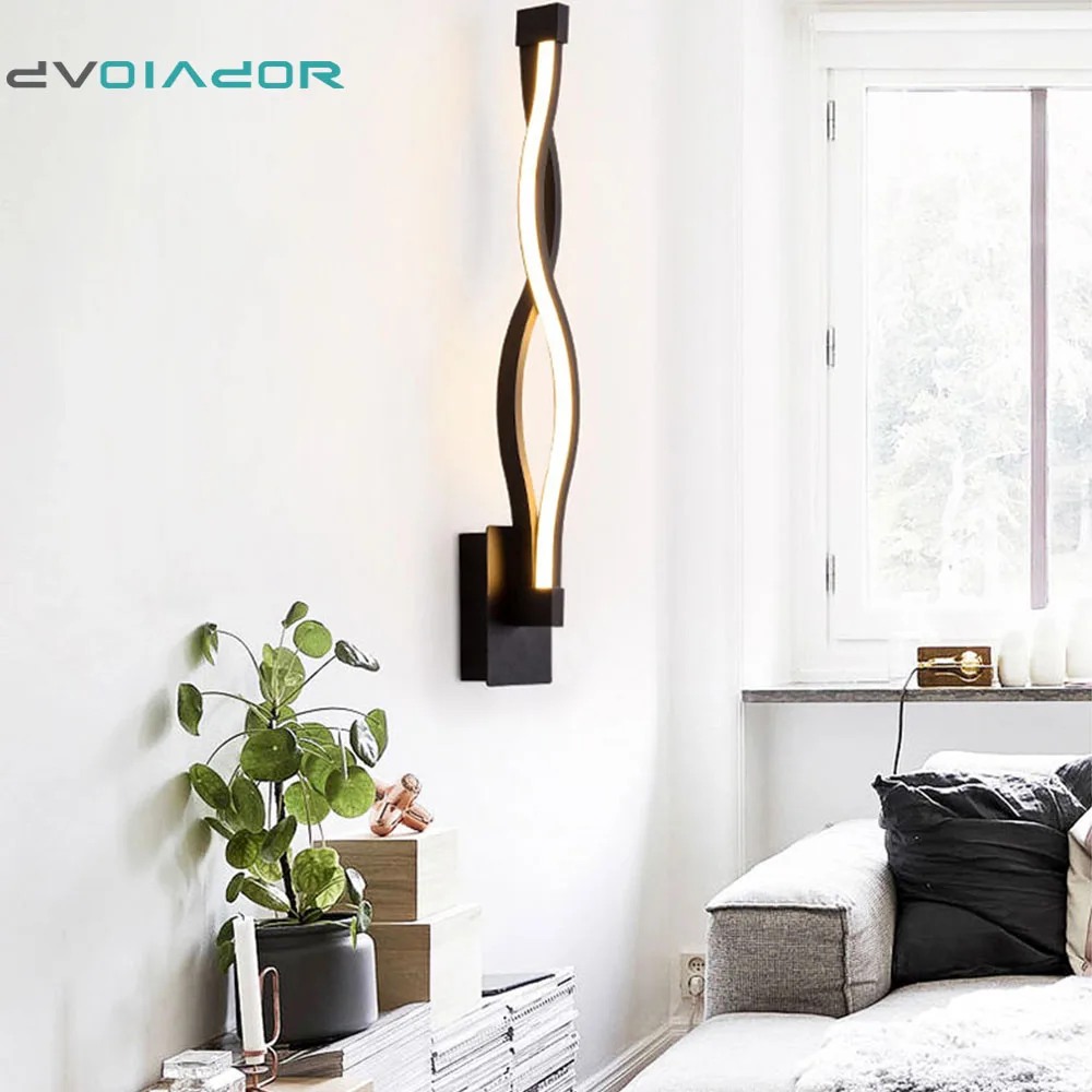 

DVOLADOR Modern Postmodern Simple Creative Wall Light LED Bedroom Bedside Decoration Nordic Designer Living Room Corridor Hotel