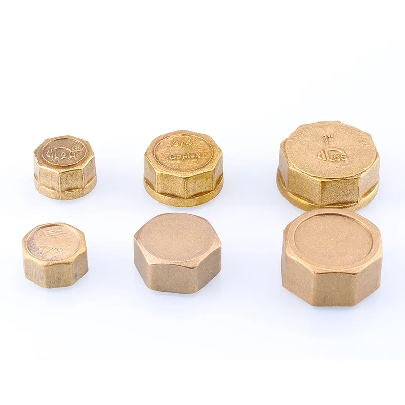 Высокое качество медная крышка трубы 1/8 &quot1/4&quot 3/8 &quot1/2&quot 3/4 &quotМужская резьба