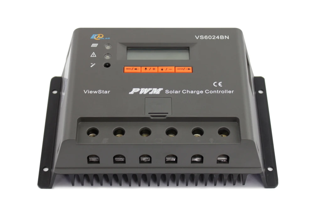 US $115.62 60A controller EPEVER Solar panels system Battery charger regulator LCD display Free Shipping 12V24V VS6024BN PWM series