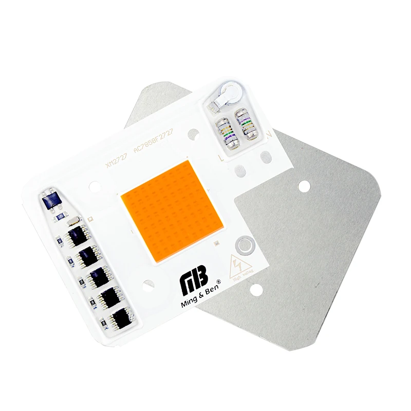 Умный IC светодиодный COB чип анти перенапряжения 50 Вт 30 AC220V теплый белый холодный