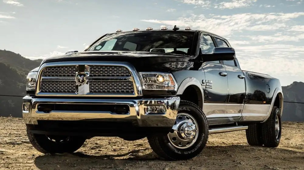 N1581 черный Dodge Ram 3500 пикап большой новый. Наклейка на стену шелковая ткань плакат искусство домашний декор яркий