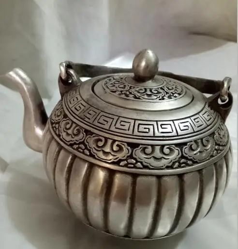 

Copper pot copper sculpture to raise the decorative pattern t exquisite antique copper