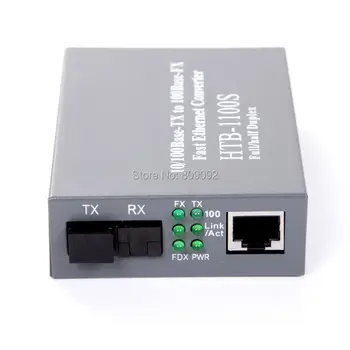 

High quality 10/100Mbps ethernet to 100Mbps fiber optic converter SC 25KM/40KM single-fiber fiber optic transceivers 1Pair AB