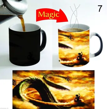 

Dragon Ball Z Color Change Magic Mug Ceramic Coffee Tea Mug 11 Oz for Gift - 7
