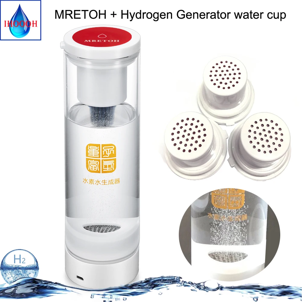 

7.8Hz MRETOH Molecular Resonance Effect Technology and SPE Hydrogen Rich generator Two-in-one H2 water bottle factory Outlet