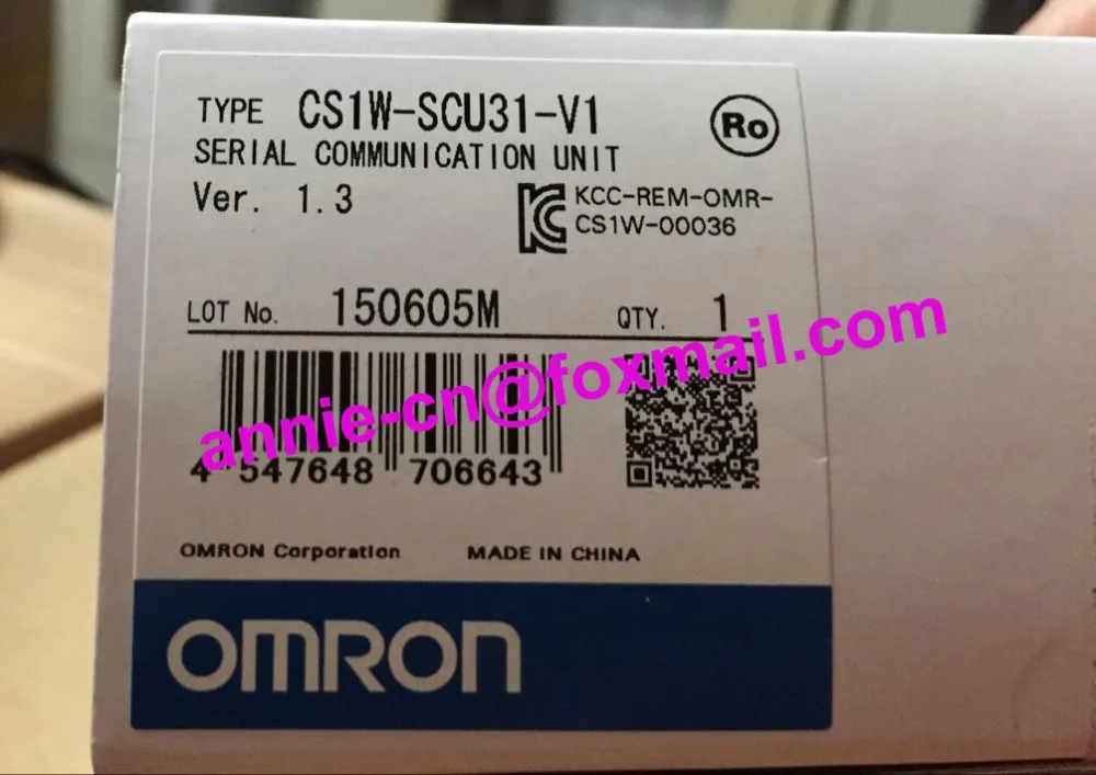 CS1W-SCU31-V1  New and original  OMRON  SERIAL COMMUNICATION UNIT