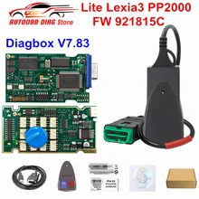 Diagbox V7.83 Lexia3 PP2000 прошивка 921815C Gold Edge Lexia 3 для Citroen для peugeot Lexia-3 OBD2 автомобильный диагностический сканер