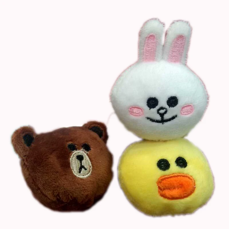 

5cm DIY accessory mini teddy bear head plush toys dolls,stuffed bear keychian toys plush pendant, promotion gifts