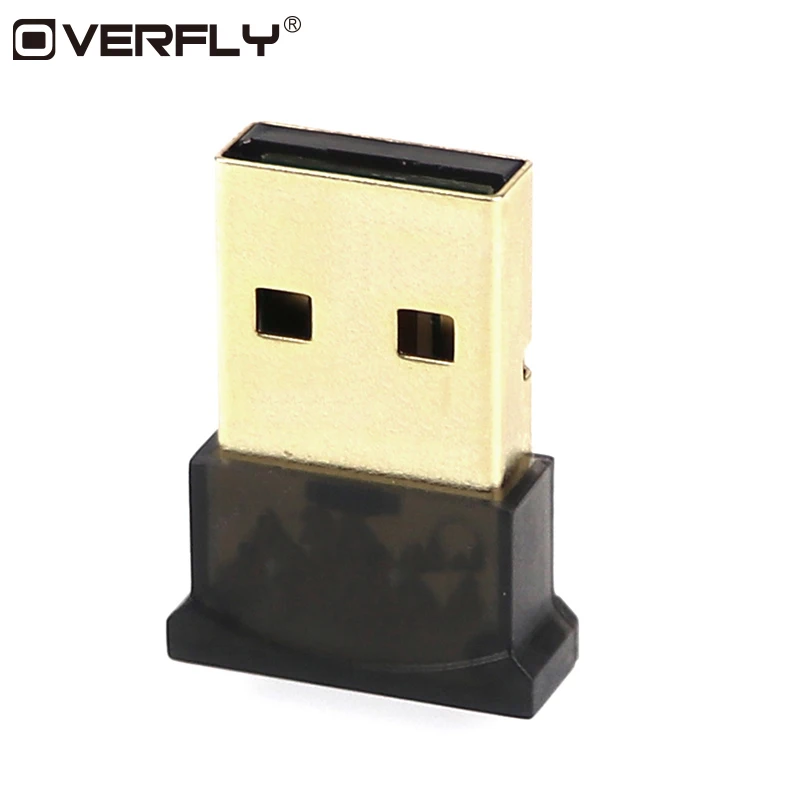 

Overfly USB Bluetooth Dongle Mini V4.0 Wireless Bluetooth Adapter Dual Mode Music Audio Receiver Adaptor for Computer PC Laptop