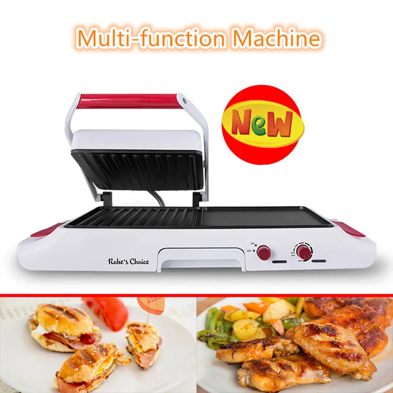 220V Sandwich Maker Barbecue Machine Meat/Sausage Roasting Machine
