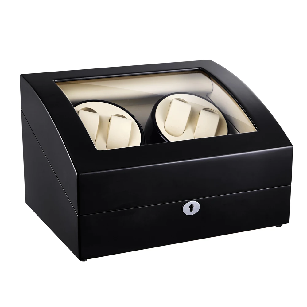 Watch Winder ,LT Wooden Automatic Rotation 4+6 Watch Winder Storage