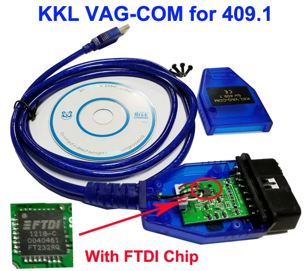 VCP 5.5.1 VAG Can Pro OBDII OBD интерфейс или KKL USB com кабель адаптер с чипом FTDI диагностический