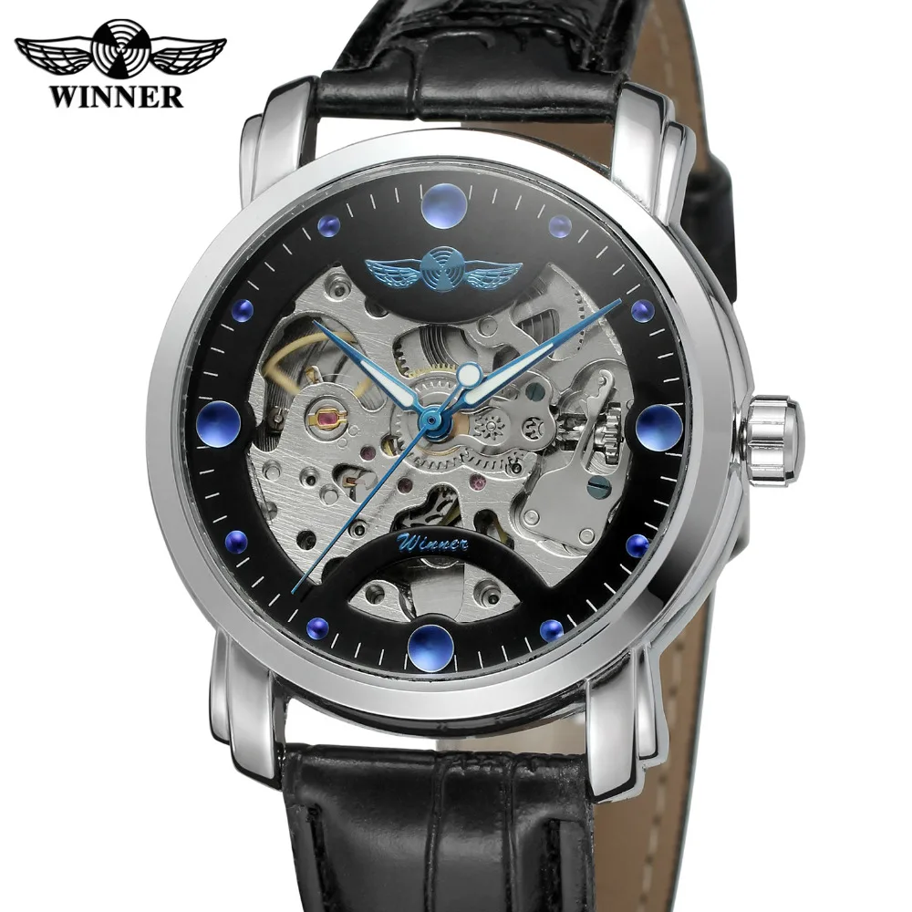 Часы наручные T Winner WRG8078M3 мужские с автоматическим механизмом и кожаным