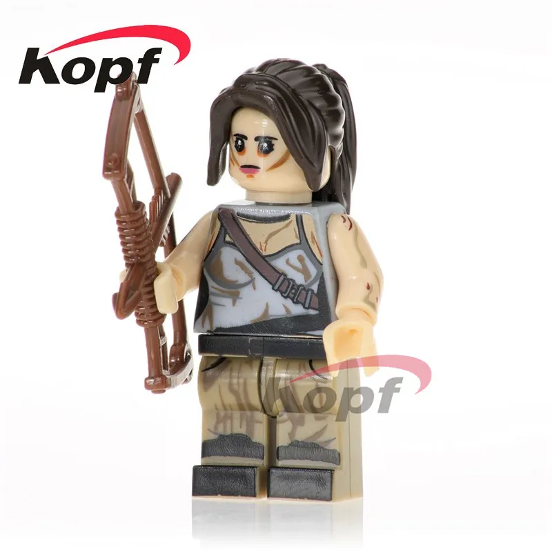 

KL070 Super Heroes Lara Croft Peeta Nathan Drake Kill Bill Vol.1 Space Wars Building Blocks Bricks Action For Children Gift Toys