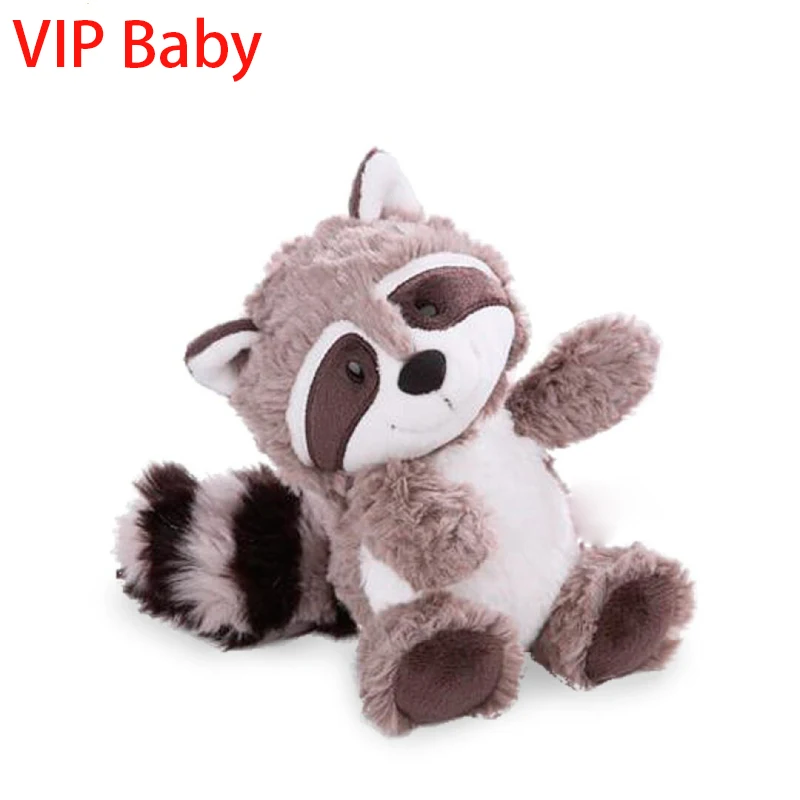 

Hot Sale 25cm Raccoon Plush Toy Cute Raccoon Soft Stuffed Animals Doll Pillow For Girls Children Kids Birthday Gift