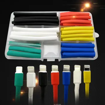 

60pcs Colorful USB Cable Protector Management Data Line Organizer Clip Protetor De Cabo Catoon Cable Protector For iPhone 5 5s 6