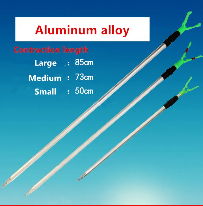 

2 Sections Adjustable Telescopic Fishing Holder Aluminium Fishing Rod Pole Rack V Holder Bracket Support Stand