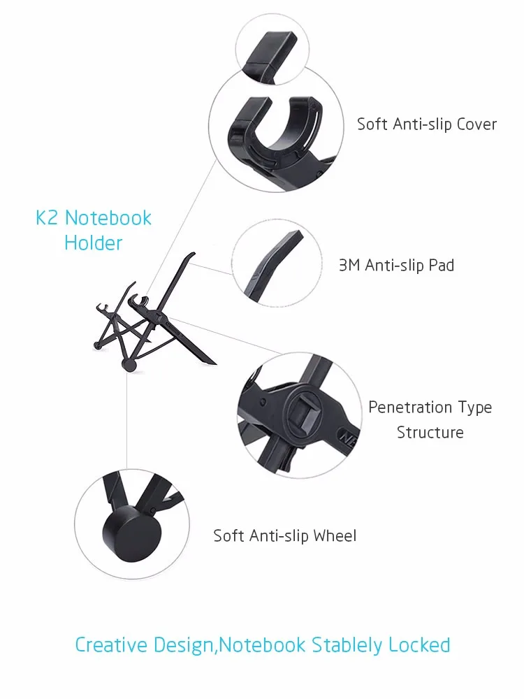 NEXSTAND K2 подставка для ноутбука держатель складной стол портативный регулируемый ноутбук подставка для ноутбука Подставка для ноутбука