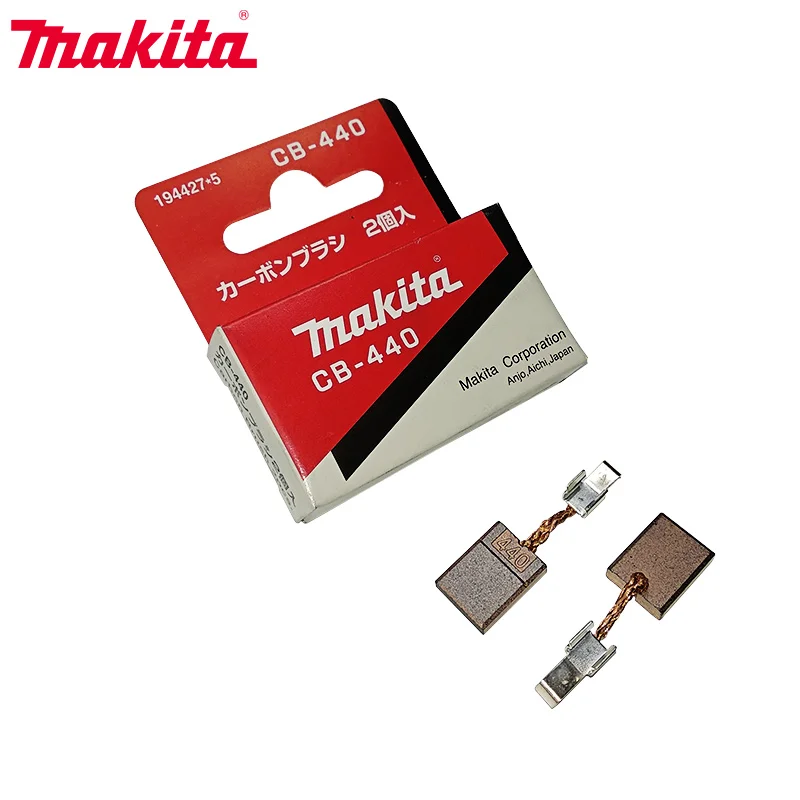 Original Makita Carbon Brushes 3x10x13.5mm for Electric Motors CB440