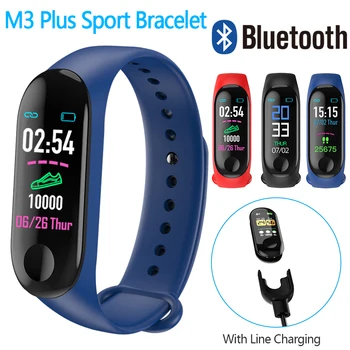 

M3 Pro Smart Band Waterproof Fitness Tracker VS M3 Plus Smart Bracelet Blood Pressure Heart Rate Monitor PK Mi Band 3