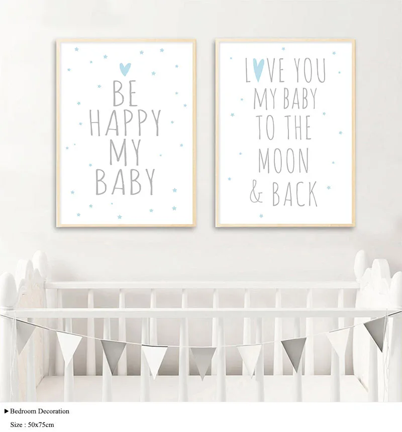 Heart-longing-Wall-Art-Prints-and-Posters-Nordic-Ins-Canvas-Painting-for-Living-Room-Decoration-Wall -