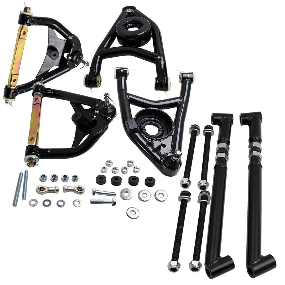 Tubular Heavy Duty Control Arm For Buick 6472 + Trailing Arm Brace Kit
