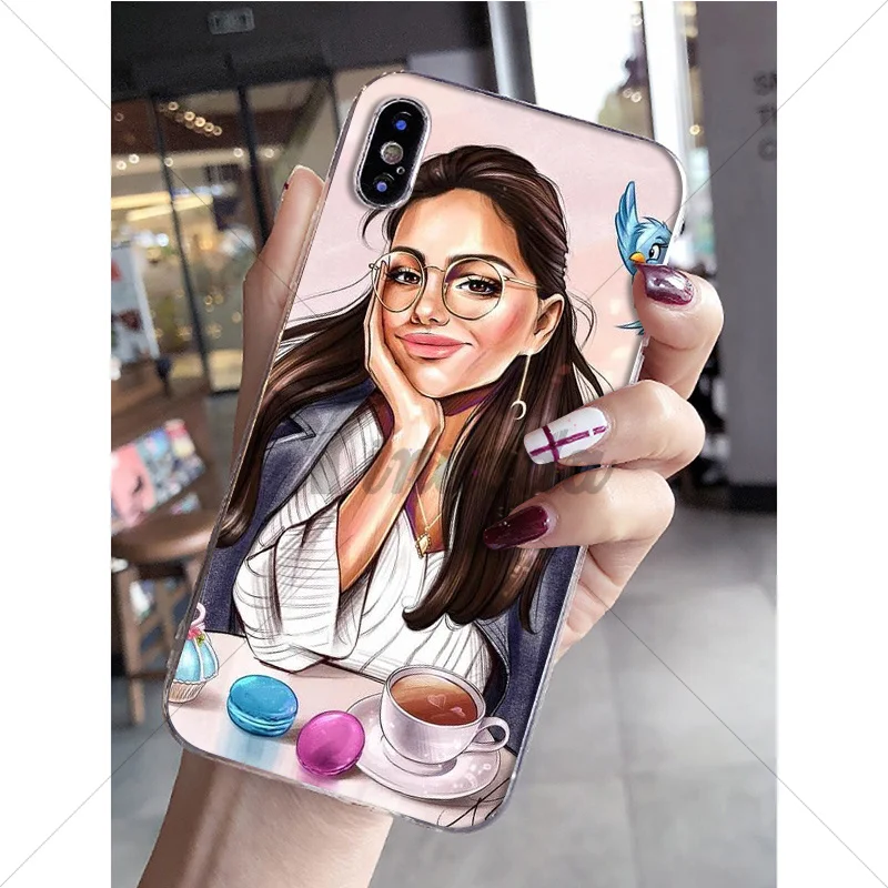 Fashion coffee girl