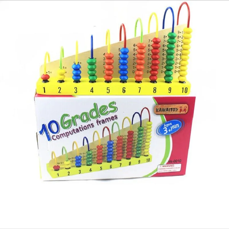 Kids Wooden Toys Child Abacus Counting Beads Maths Learning Educational Toy 