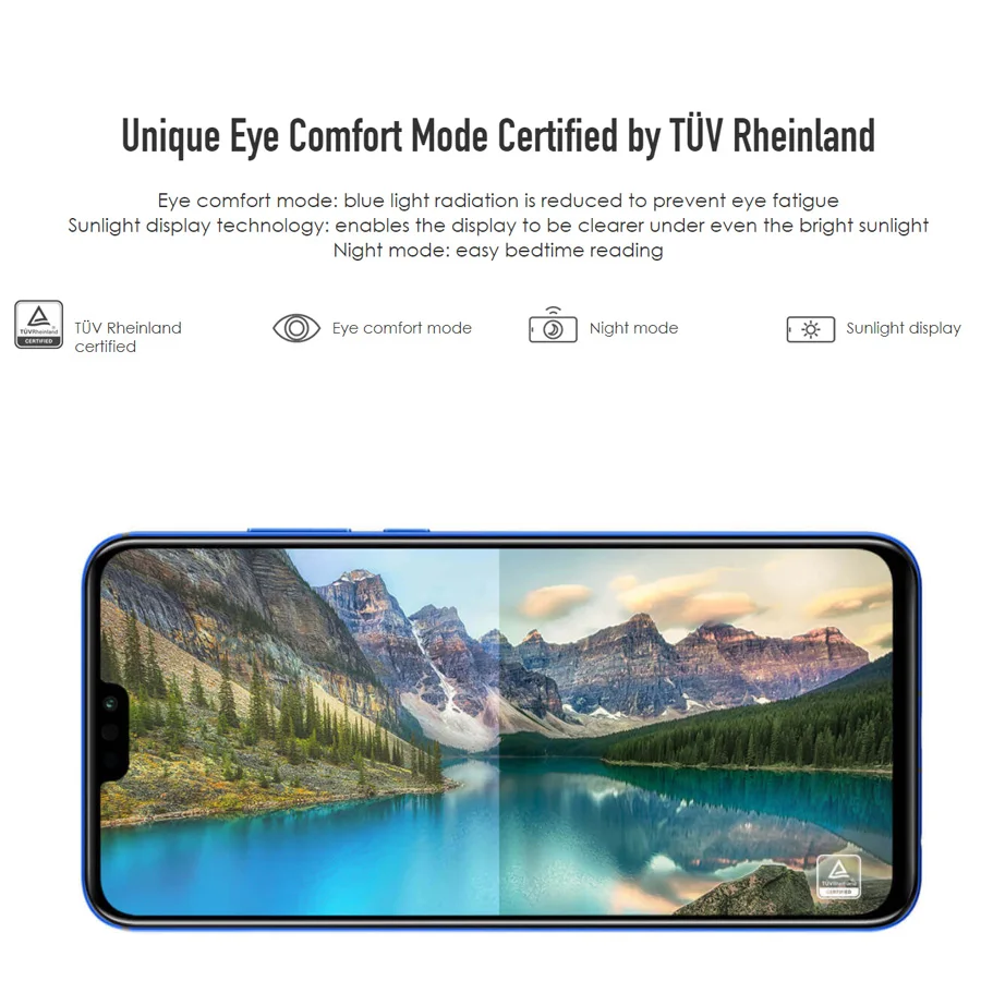 Honor 8X смартфон с 6 5 дюймовым дисплеем восьмиядерным процессором Kirin 710 ОЗУ 4 Гб ПЗУ