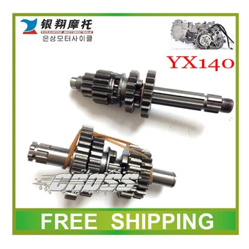 

dirt pit bike140cc accessories YX140 engine countershaft counter shaft gear bse kayo jcl DHZ PITERSPRO GPX KAYO free shipping