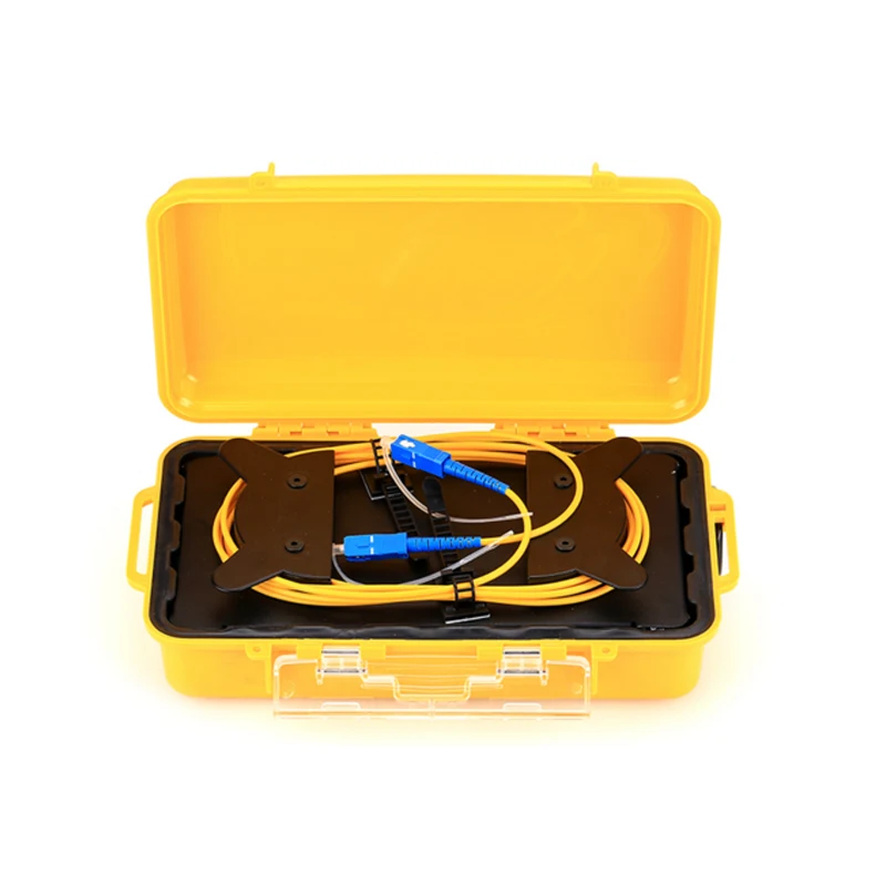 SC UPC одиночный режим 9/125um 1310/1550nm 1 км волоконно-оптический рефлектометр launch cable box