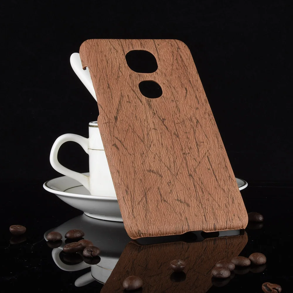 

New For LeEco Le Pro 3 AI Edition Case PU Wood Leather grain mobile holster shell For LeTV AI Edition X650 X651 phone bag Case