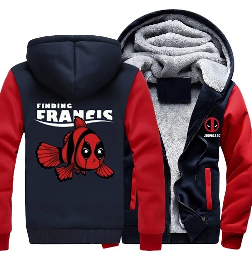 デッドプールパーカー検索フランシス厚いジッパー男性スウェットデッドプールウェイド ウィルソンフーディジャケットのコートサイズs 3xl Hoodies Jacket Coat Deadpool Hoodiemen Sweatshirt Aliexpress