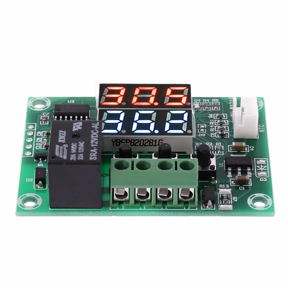 OOTDTY XH W1219 двойной светодиодный дисплей термостат модуль контроля температуры