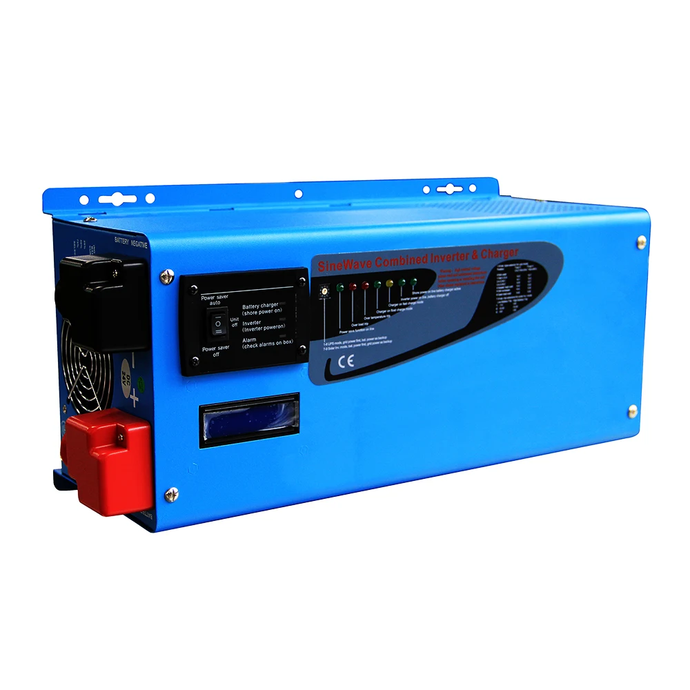 

24V 220vac/230vac 6kw Off Grid Solar Power Pure Sine Wave Inverter 6000w Toroidal Transformer Built in Battery Charger