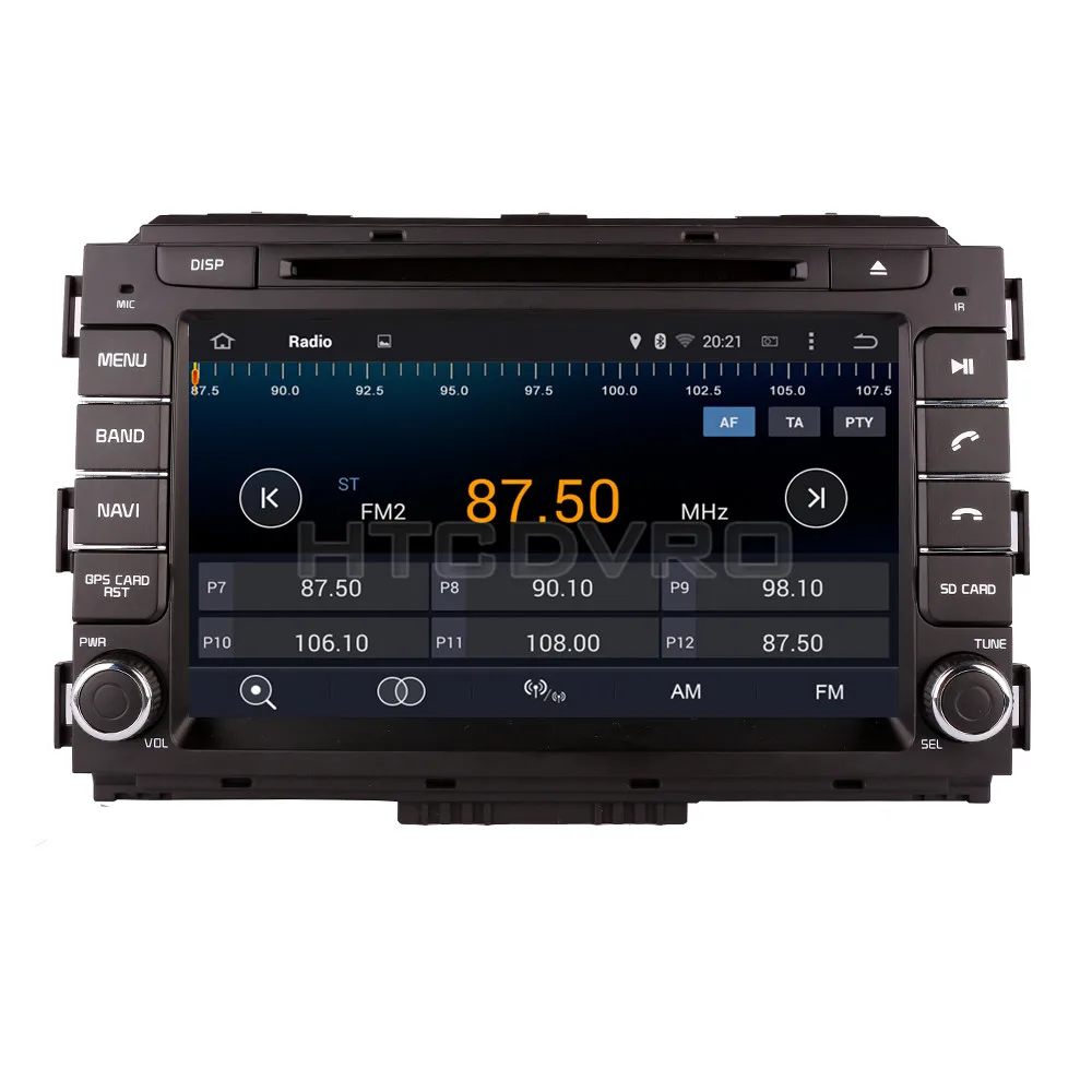 Best YMODVHT 8inch 4G Octa Core Android 9.0 7.1 Car DVD Player for Kia Carnival 2015-GPS Navigation Auto RDS Radio Audio Video Stereo 4