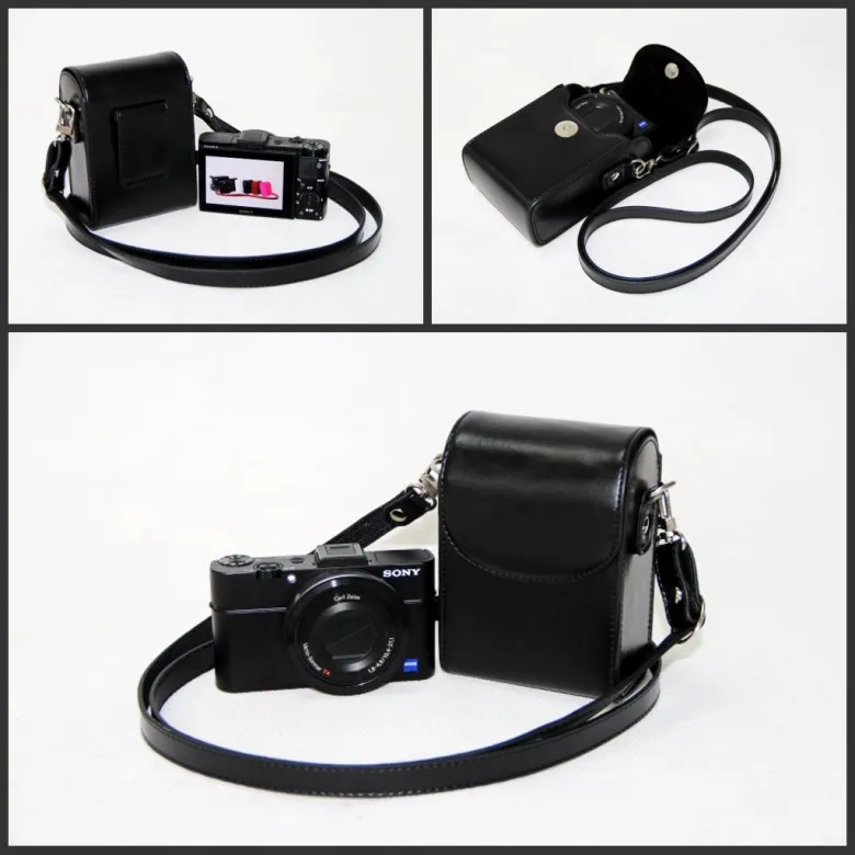 Compact camera case bag grip + strap for Panasonic Lumix DMC TS6 FT6