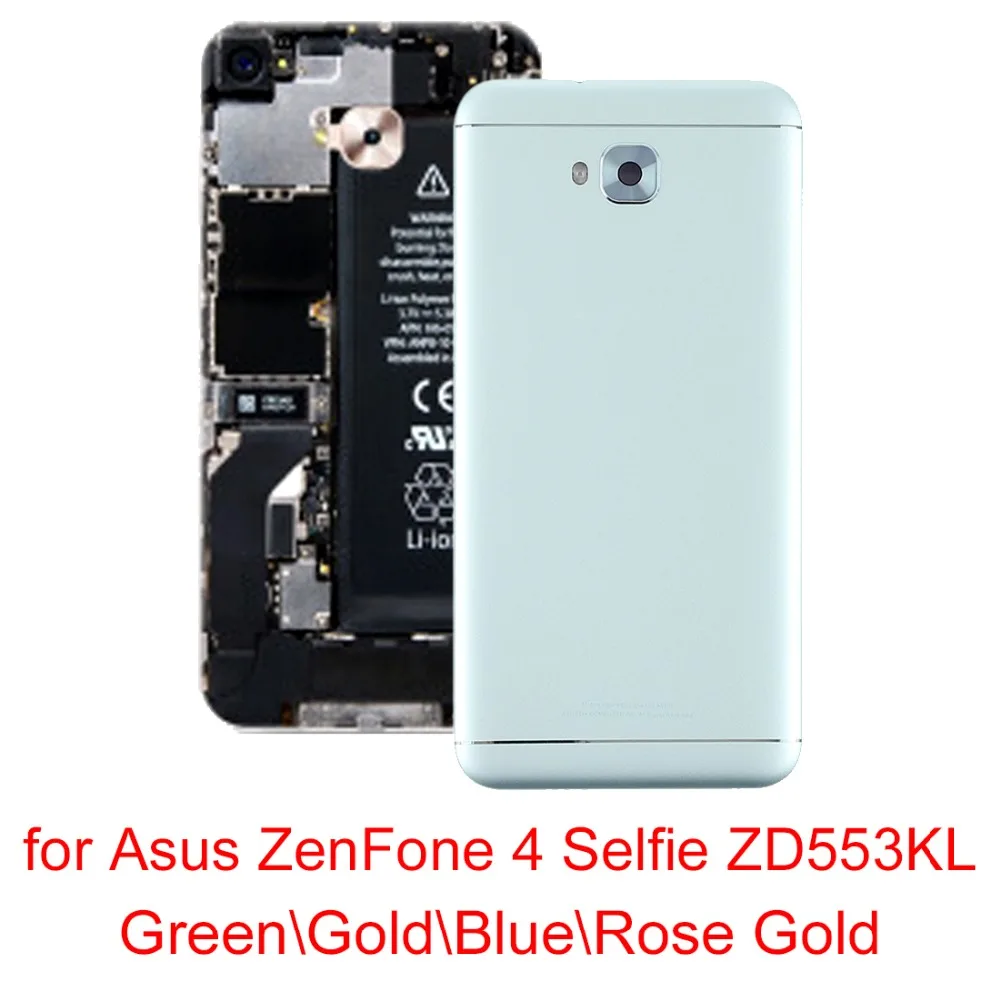 New For Asus Zenfone 4 Selfie Zd553kl Back Cover With Side Keys Camera Lens Repair Parts Mobile Phone Housings Frames Aliexpress