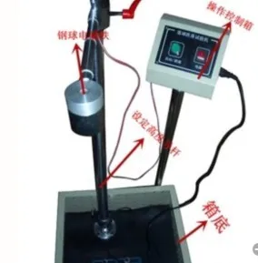 

Falling ball impact testing machine