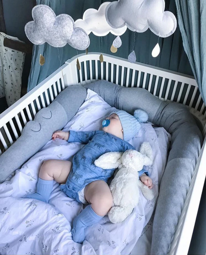 Детские мягкие бортики для кровати новорожденных кроватки бампер Утешительный крокодил кукла подушка украшение в детскую комнату игрушки