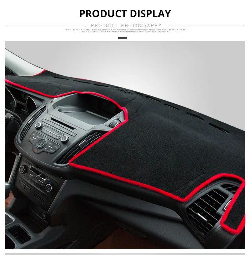 Для LHD Ford Kuga Escape 2013 коврик на приборную панель автомобиля Накладка авто тент Подушка защита интерьера аксессуары