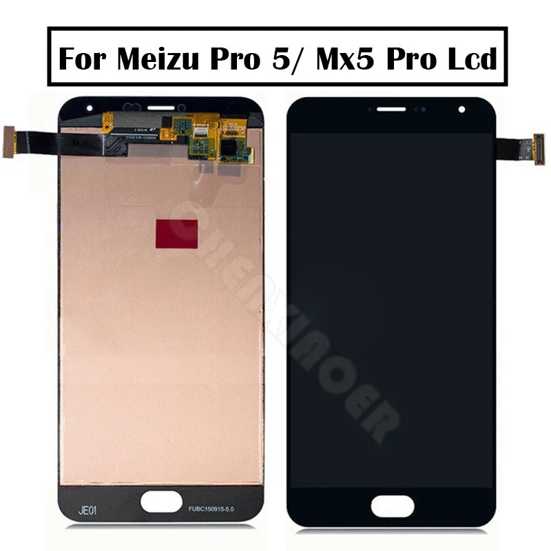 

5.7" for Meizu Pro 5 pro5 LCD screen Display+Touch panel Digitizer with frame for meizu mx5 Pro lcd Black/White Assembly repair