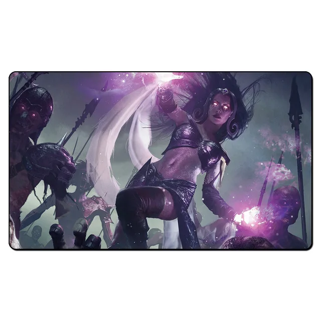 

Magic Board Games liliana vess planeswalker and chandra nalaar hot Table mousepad Pad Custom tcg cards Playmat play mat playmats