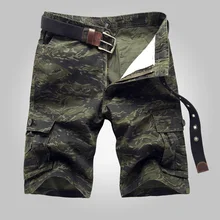 Летние Стильные мужские повседневные шорты мужские модные камуфляжные шорты Карго модные хлопковые военные Маскировочные шорты мужские джоггеры