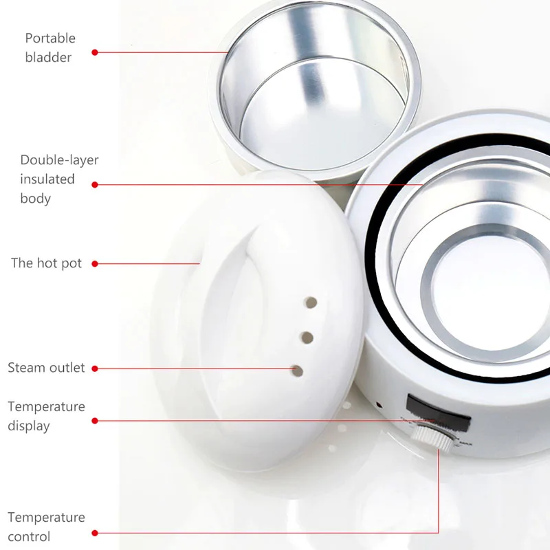 Парафиновый нагреватель воска, Депиляционная машина с ЖК-дисплеем, Нагреватель температуры, горшок для тела, для рук, ног, для удаления волос, спа-салон, инструмент для красоты, ЕС