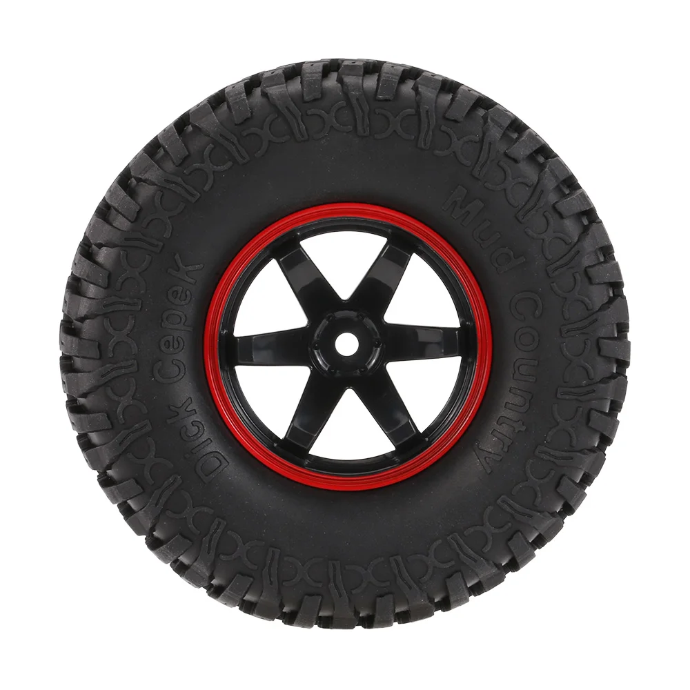 4Pcs for AUSTAR AX-3020C 1.9 Inch 103mm 110 Scale Tires with Wheel Rim for 110 D90 SCX10 CC01 RC Rock Crawler (10)