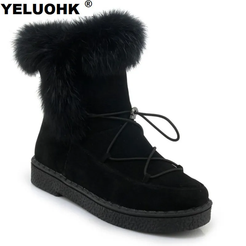 

Large Size Winter Boots Women Shoes Warm Fur Snow Boots For Women Platform Ankle Boots For Women Winter Shoes