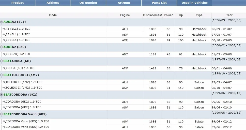 Клапан рециркуляции выхлопных газов для SEAT Arosa Cordoba IBIZA III IV Leon TOLEDO II 1,4 1,9 TDI 038131501E 045131501L 045131501C 7293D 045 131 501 аккредитив с получением по предъявлению