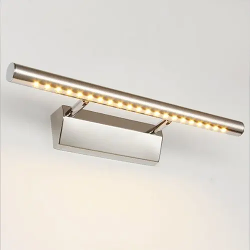 5 W 21 LED 5050 SMD مرآة من الستانليس ستيل ضوء الجدار مصباح حمام مصباح (أبيض دافئ ضوء) 5 W 21 LED 5050 SMD مرآة من الستانليس ستيل ضوء الجدار مصباح حمام مصباح (أبيض دافئ ضوء)