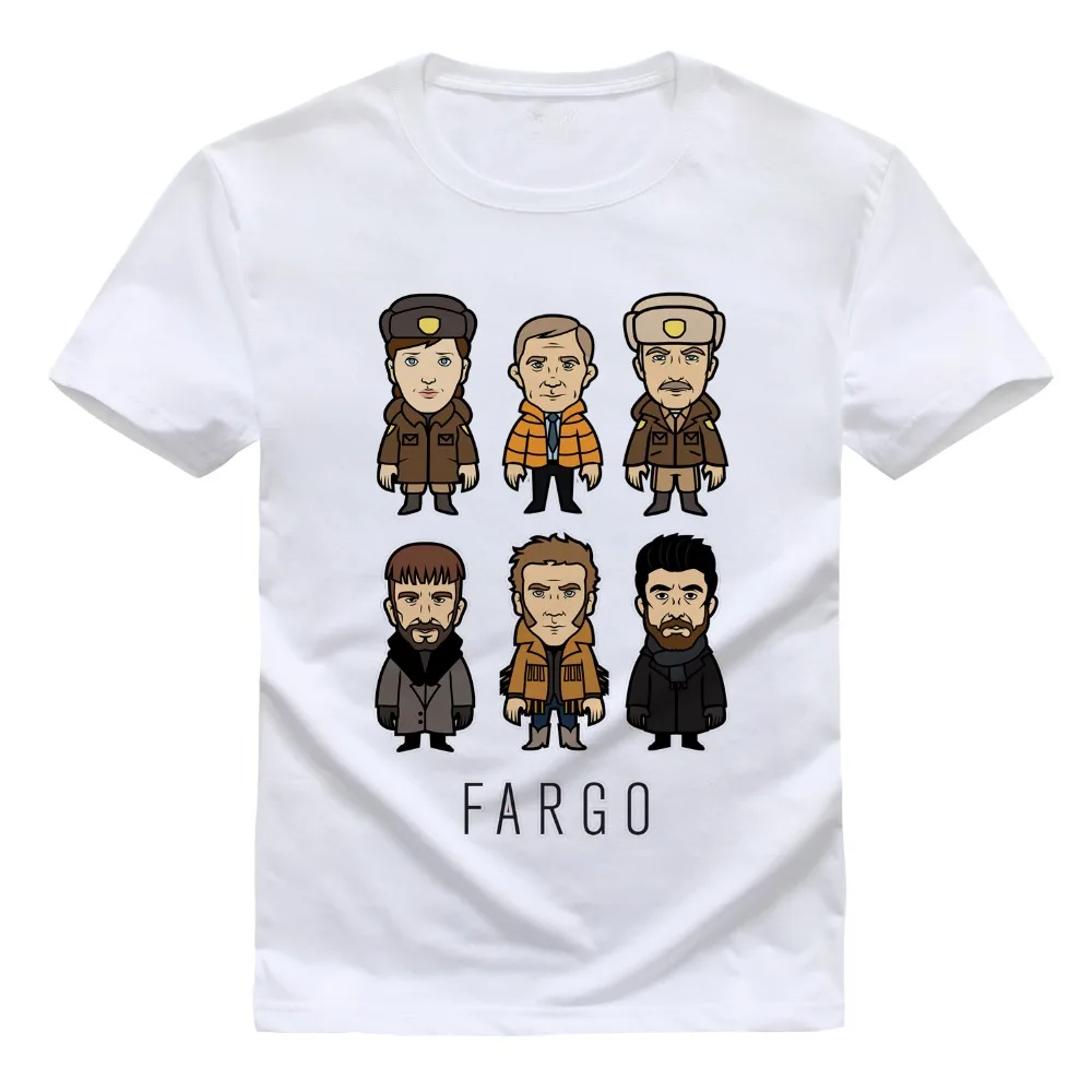 Fargo T shirt DIY Billy Bob Thornton Men's short sleeve T shirt Pure